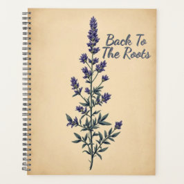 Agenda Estudo de Herbário Antigo | Arte Botânica Desgasta