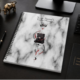 Agenda Eu Acredito em Mim Mesmo Símbolo de Trader Urso de