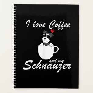 Agenda Eu Adoro Café E Meus Amantes De Cachorro Schnauzer