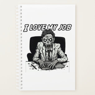 Agenda Eu adoro o meu zumbi do escritório