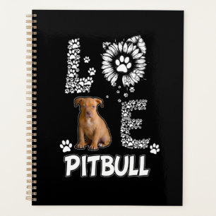 Agenda Eu amo cachorros Pitbull