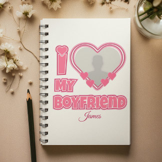 Agenda Eu Amo Meu Namorado Personalizado – Adicionar Foto