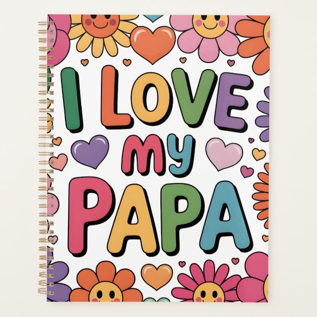 Agenda Eu amo meu papai (Frente)