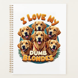 Agenda Eu Amo Meus Louros Burros Retrievers Golden Vintag