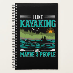 Agenda Eu Gosto Mais De Kayaking Do Que De Pessoas