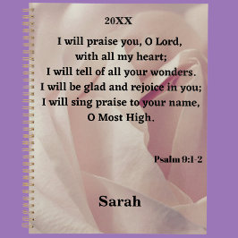 Agenda Eu Irei Louvar Deus Salmo Bíblia Verdadeiro