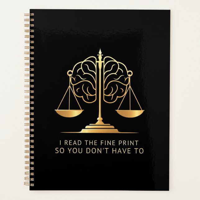 Agenda Eu leio o Impressão para que você não tenha que (Frente)