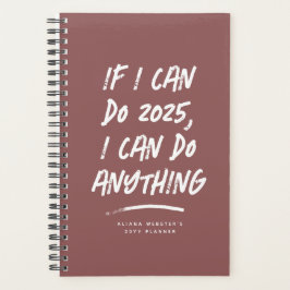 Agenda Eu posso fazer qualquer coisa motivacional engraça