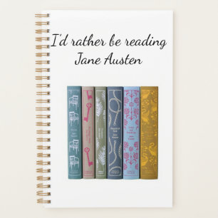 Agenda Eu preferencialmente ler Jane Austen Panner