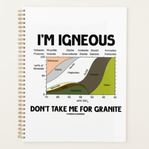 Agenda Eu sou Igneous Não me leve por Granite