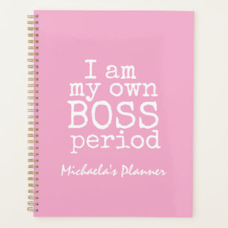 AGENDA EU SOU MEU PRÓPRIO CHEFE|GAROTA DE PINK BOSS
