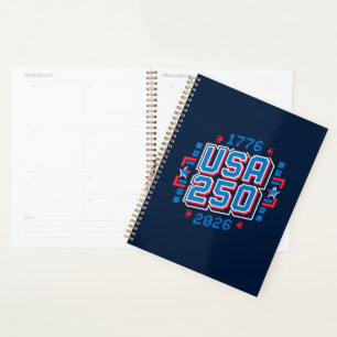 Agenda EUA 250 - 1776-2026 Pixel Art