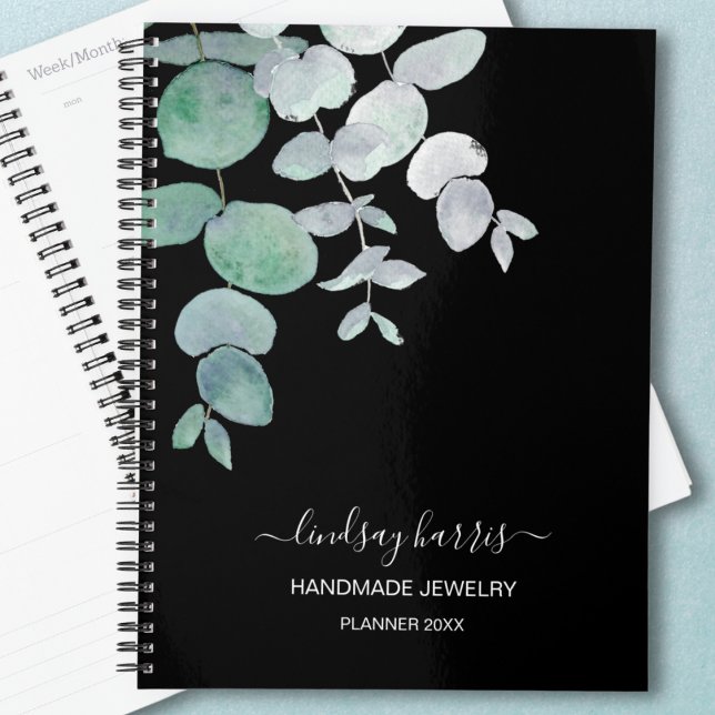 Agenda Eucalyptus Jeweler Personalizado 2025 (Criador carregado)
