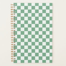 Agenda Eucalyptus mist checkerboard pattern