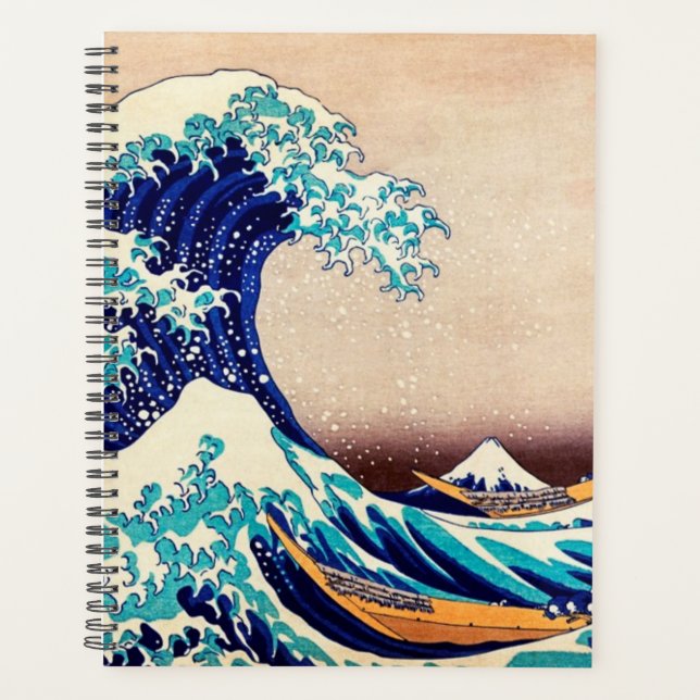 Agenda Excelente Wave Off Kanagawa Vintage Arte Japonesa (Frente)