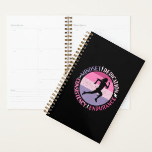Agenda Executando Mindset - Cota de Resistência Girly Run