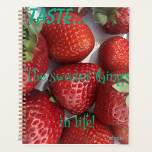 Agenda Experimente as coisas doces.. planejador.
