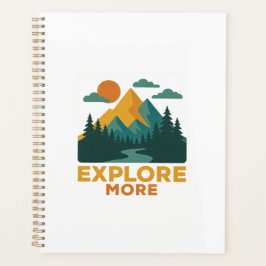 Agenda Explore mais - Retro Mountain & Forest Adventure