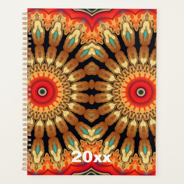 Agenda Explosão de Mandala (Frente)
