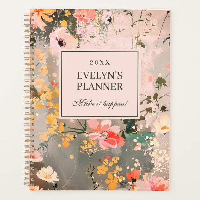 Agenda Faça acontecer Florais (Frente)