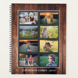 Agenda Faça sua própria família fotocolagem colagem de ma