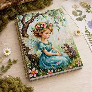 Agenda Fada Caprichosa com Ouriço no Jardim Encantado
