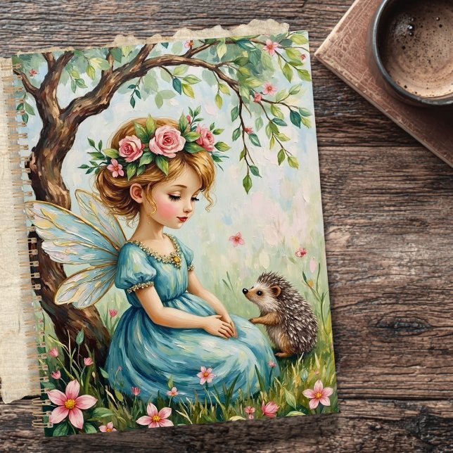 Agenda Fada Caprichosa com Ouriço no Jardim Encantado (Criador carregado)