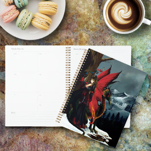 Agenda Fada Red Dragon Fantasy Primavera