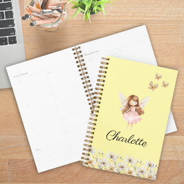 Agenda Fairy Cute Garden Encantado Nome Personalizado