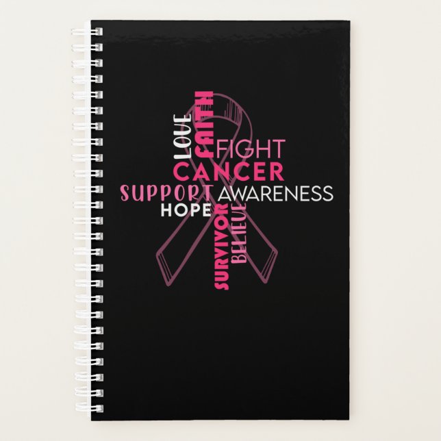 Agenda Faith Hope ama Consciência do Cancer da Mama (Frente)