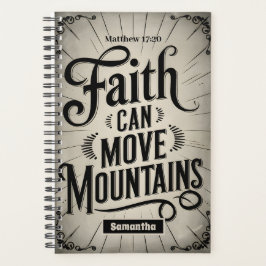 Agenda Faith Mover Montanhas Vintage Christian