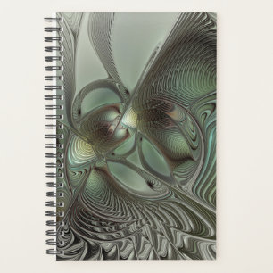 Agenda Fantasia de Arte Fractal da Cinza Olive Sage