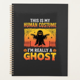 Agenda Fantasia Humana de Halloween Fantasma Vintage