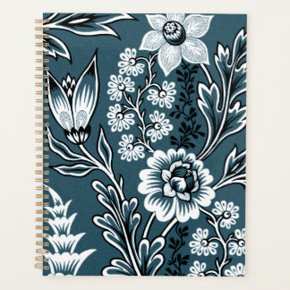 Agenda Fantastic Flowers (Slate Teal) Fine Art