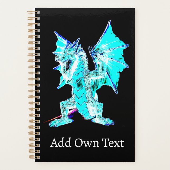 Agenda Fantasy Aqua Blue Dragon (Frente)