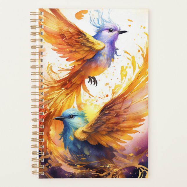 Agenda Fantasy Colorful Bird (Frente)