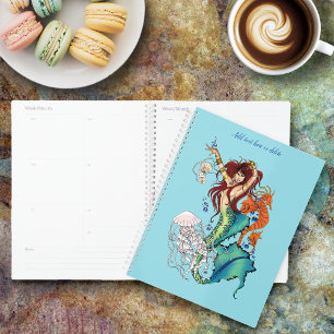 Agenda Fantasy Mermaid Teal Tail