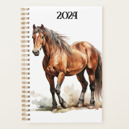 Agenda Farmhouse Personalizado Belo Cavalo. Cavalo