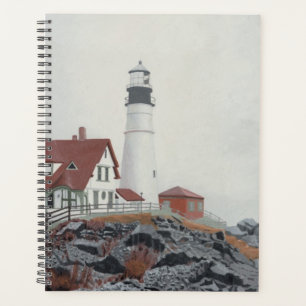 Agenda Farol de Portland Head na Névoa
