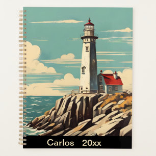Agenda Farol do poster vintage