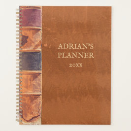 Agenda Faux Leather Vintage Antiquado
