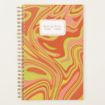 Agenda Fazer Planeia mármore amarelo laranja colorido mod<br><div class="desc">Mantenha-se organizado e na moda com este planejador lúdico, laranja brilhante, amarelo com padrões de mármore. Este planejador apresenta páginas de planejamento semanais e mensais e oferece a flexibilidade necessária para ser iniciado a qualquer momento. Personalize-o com o seu texto e mude os anos para torná-lo exclusivamente seu. Perfeito para...</div>