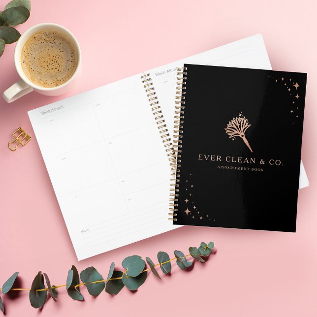 Agenda Feather Duster Maid & House Clearing Compromisso (Feather Duster Maid & House Cleaning Appointment Planner)