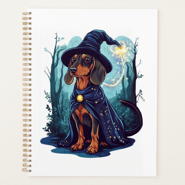 Agenda Feiticeiro Wiener � Dachshund Mágico (Frente)