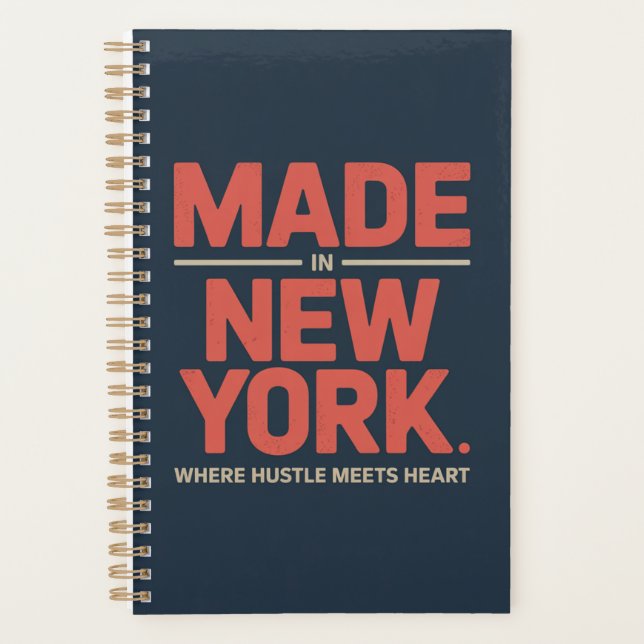 Agenda Feito em Nova York (Frente)
