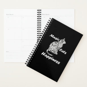 Agenda Felicidade dos Gatos de Música - Citação de Amante