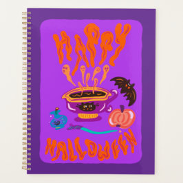 Agenda Feliz Halloween Cat Lover taça de café