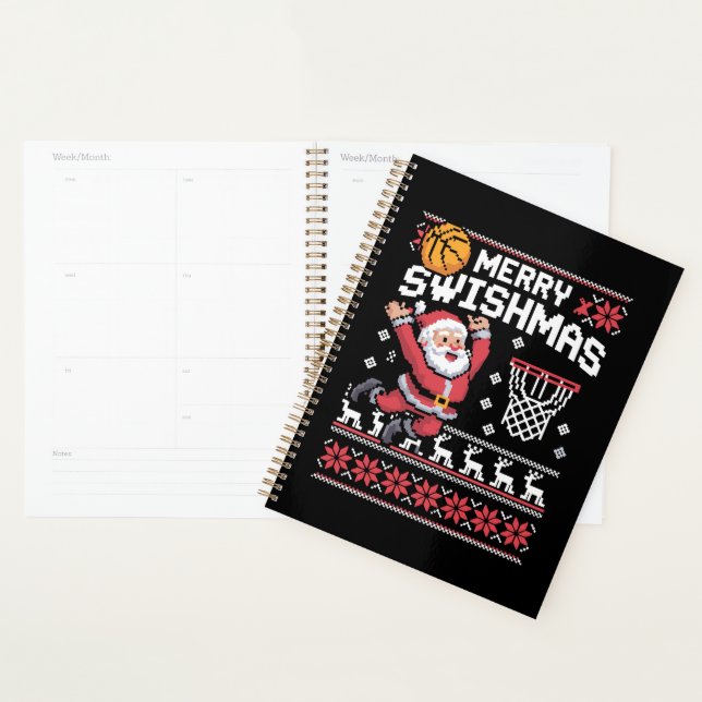 Agenda Feliz Natal de Basquete Swishmas Natal Feio  (Exibição)