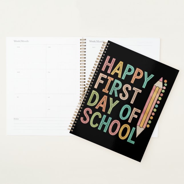 Agenda Feliz Primeiro Dia de Volta às Aulas (Exibição)