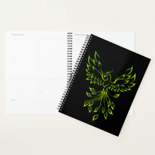 Agenda Fênix Verde Nasce em Preto